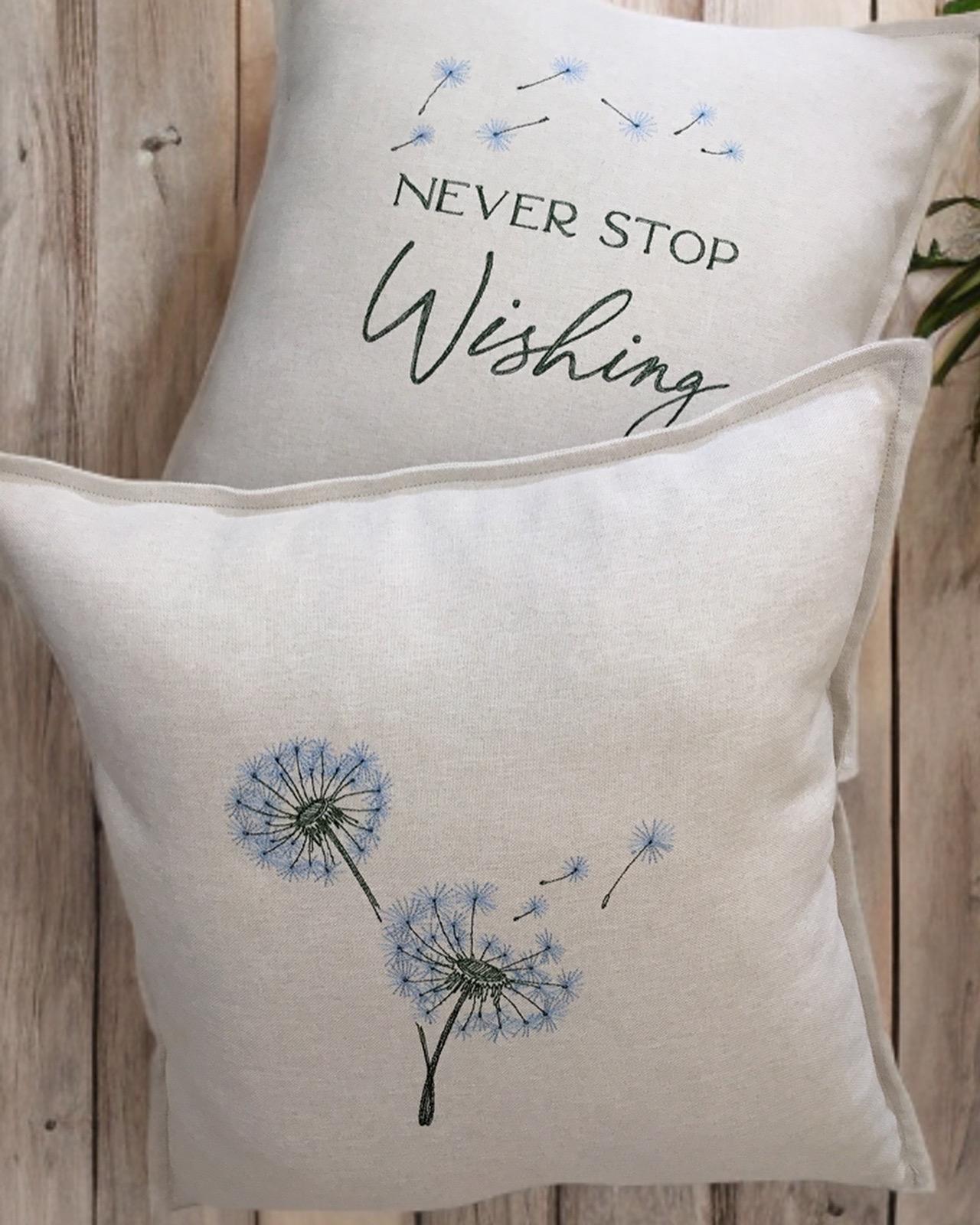 Never%20Stop%20Wishing%20Dandelion%20Nakışlı%20Kırlent%20Kılıfı